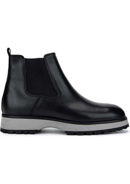 Erkek Hakiki Deri Siyah Casual Bot 863 10348 Erk Bot SK24-25 Sıyah