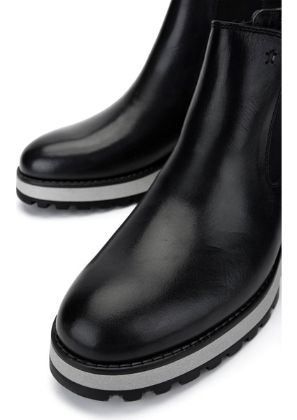 Erkek Hakiki Deri Siyah Casual Bot 863 10348 Erk Bot SK24-25 Sıyah fırsatları