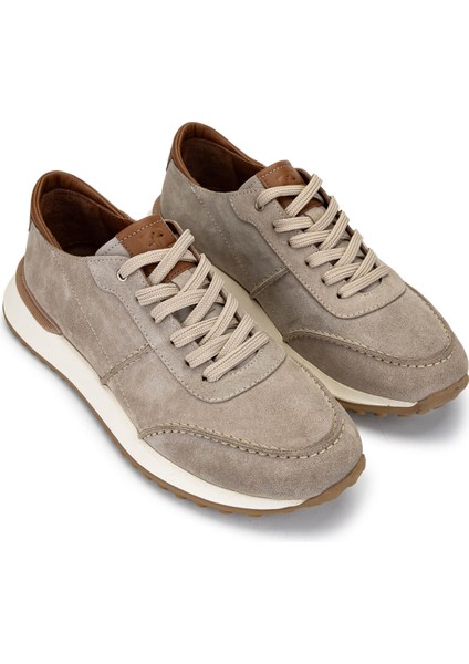 Erkek Hakiki Deri Bej Süet Sneakers & Spor Ayakkabı 870 1345 Erk Ayk Y25 Bej Suet fiyatları