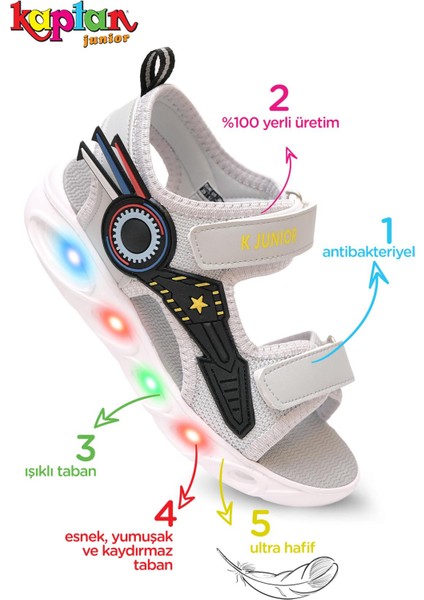 Erkek Bebek Çocuk Işıklı Ayakkabı Sandalet Bvte 600 fiyatları