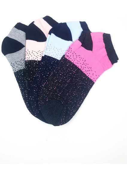 Kadın Bilek Çorap Yazlık Pamuklu Yumuşak Nokta Desen 4 Çift fiyatları