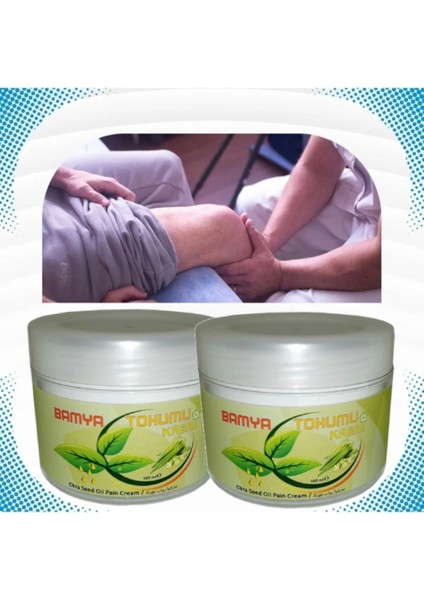 Bamya Tohumu Yağı Iskelet Adale Diz Sızıları Için Masaj Bakım Kremi 100 ml x 1 Ad