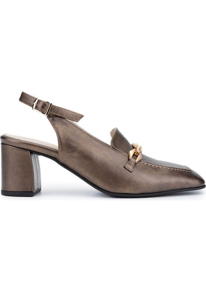 Kadın Hakiki Deri Kahverengi Comfort Ayakkabı 611 H62016 Bn Ayk Y25 Marrone