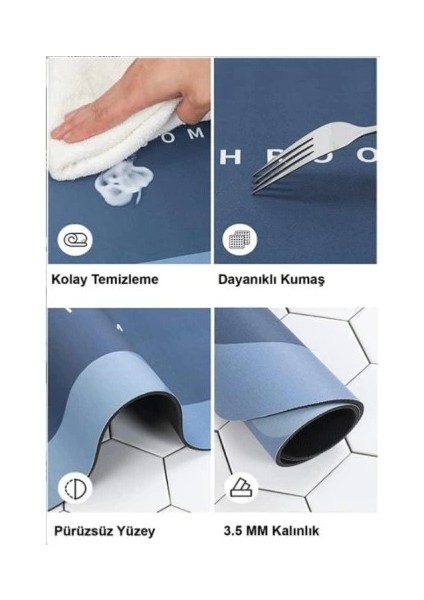 Süper Emıcı Banyo Paspası