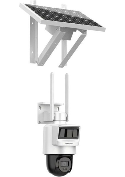 Hıkvısıon 2mp Speed Dome 2.8mm DS-2DE2C200IWG-K/4G/C05S10 Pan/tılt Pt Solar Kamera (4g Sim Destekli)