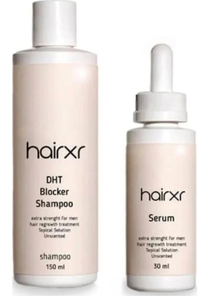 Hairx Saç Uzatıcı Dolgunlaştırıcı Bakım Şampuanı 150 ml Serumla 30 ml