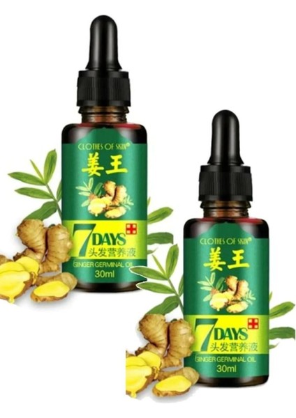 Saç Güçlendirci, Besleyici Bakım Serumu / Ginger Germinal Essential 30 ml x 2 Adet