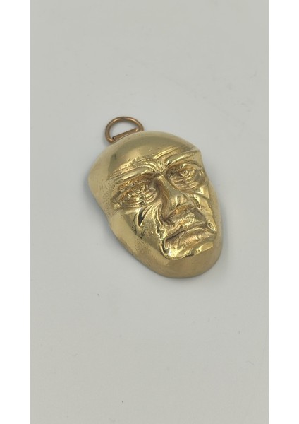 Pirinç Atatürk Maskı 5cm