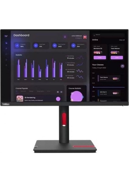 Lenovo 23.8 IPS T24I-30 63CFMATXTK 4ms 60HZ Hdmı-Dp Kurumsal Monitör
