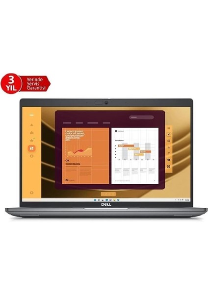 Dell Nb Latıtude N009L545014_U Ultra 5-135U 16GB 512SSD O/b 14 Ubuntu