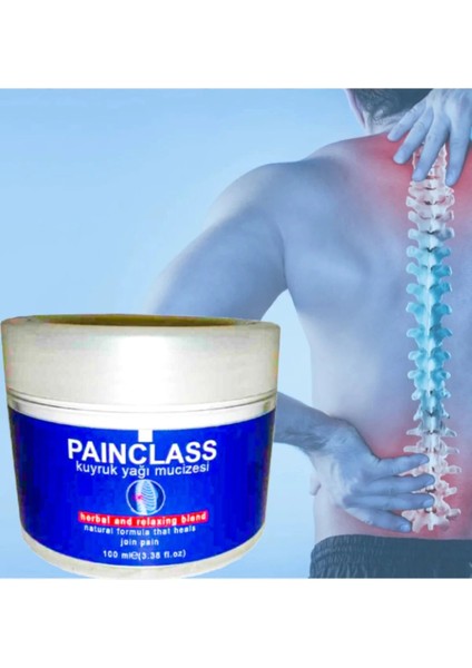 Painclass Kuyruk Yağı Kremi Sırt Boyun Ayak Sızılarını Dindirici Etki 100 ml