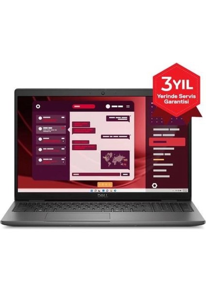Dell 15.6 Latıtude 3550 N006L355015U Core I5 1335U-8GB RAM-512GB Nvme--Fdos