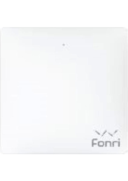 Fonri WF3-EL3-0202-03 Wıfı Kablosuz Kendinden Enerjili Akıllı Dokunmatik Çiftli Duvar Anahtarı
