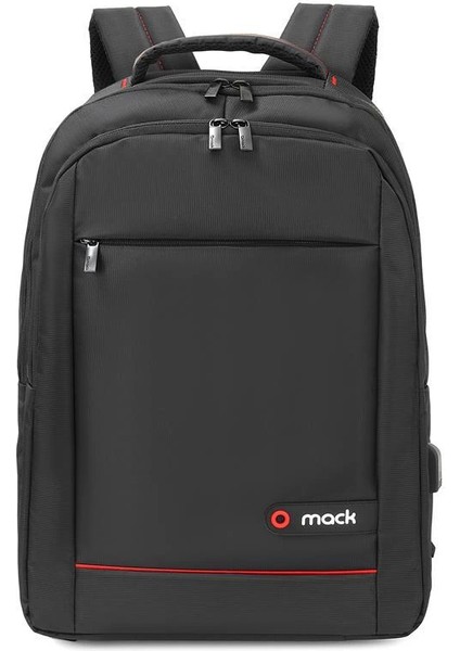 Mack MCC-007 17.3 Offıce USB Girişli Notebook Sırt Çantası Siyah