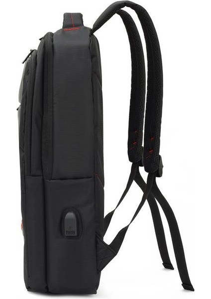 Mack MCC-007 17.3 Offıce USB Girişli Notebook Sırt Çantası Siyah