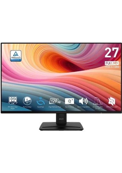 Msı 27 Flat IPS MP271A E2 1ms 120HZ Hdmı-Dp Ev Ofis Monitörü 1920X1080