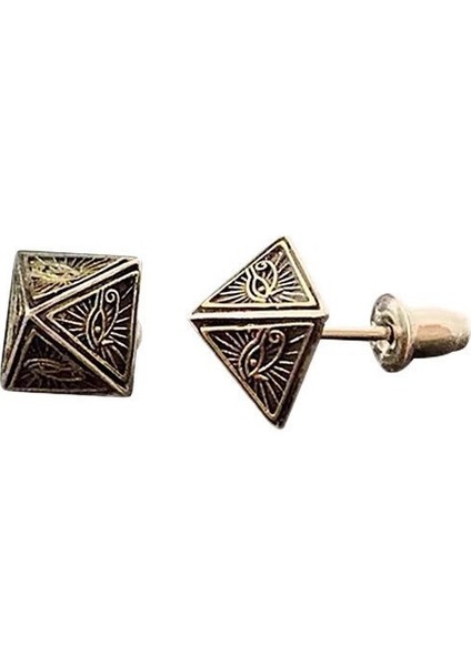 Küpe Erkek S925 Gümüş Küpe Gelgit Retro Küpe (Yurt Dışından)