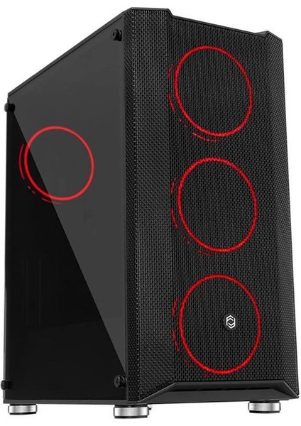 Frısby FC-9405G 650W 80+ 4X120MM Dual Rıng Rgb Fan USB 3.0 Midi Tower Siyah Kasa