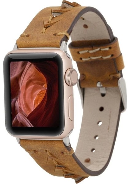 Apple Watch Uyumlu Deri Kordon 38-40-41MM G19 Boras