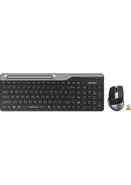 A4 Tech FB2535C Bluetooth Kablosuz Q Trk Optic Mouse Siyah/gri Multimedya Klavye - Mouse Set