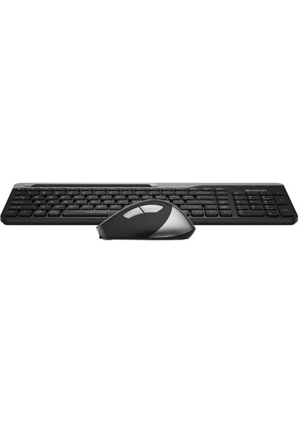 A4 Tech FB2535C Bluetooth Kablosuz Q Trk Optic Mouse Siyah/gri Multimedya Klavye - Mouse Set