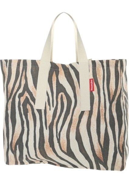Baghashtag Leopra Baskılı Gabardin Bez Çanta