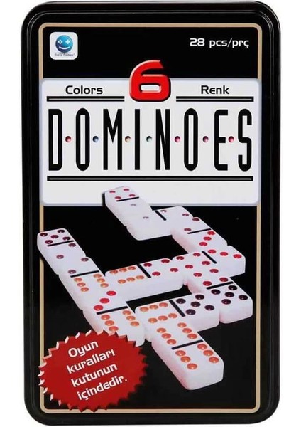 Domino Oyunu 28 Li Renkli Taşlar S00001352