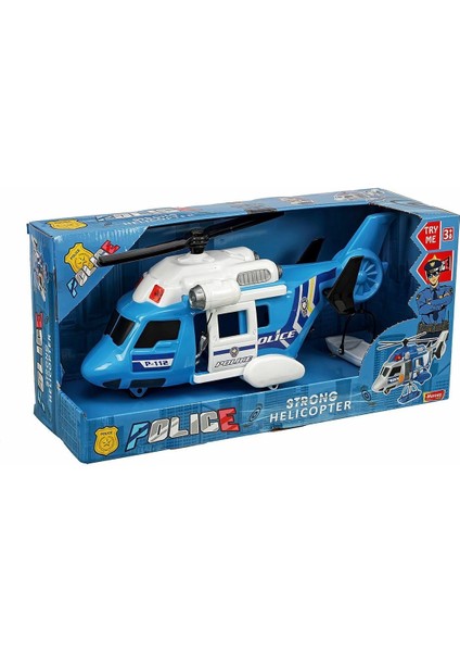 ERN-2001 Heroes Toys Helikopter Polis Seti - Eren Oyuncak