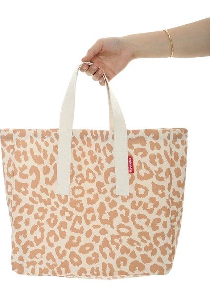 Baghashtag Soft Leopar Baskılı Bez Çanta