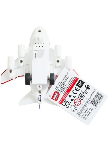 XG879-209 Sesli Işıklı Metal Çek Bırak Uçak -Birliktoys