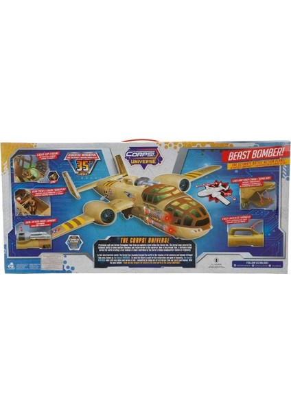 33938 The Corps Universe Beast Bomber Sesli ve Işıklı Askeri Uçak
