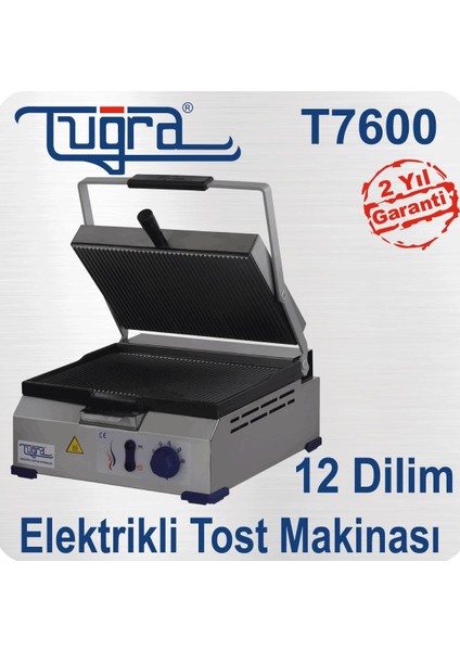 Elektirikli Tuğra Tost Makinası 12 Dilim