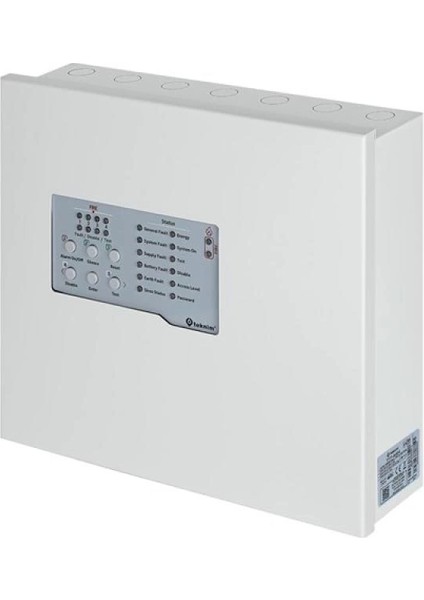 Teknim TFP-4404 Konvansiyonel 4 Bölgeli Yangın Alarm Paneli Metal Kasa