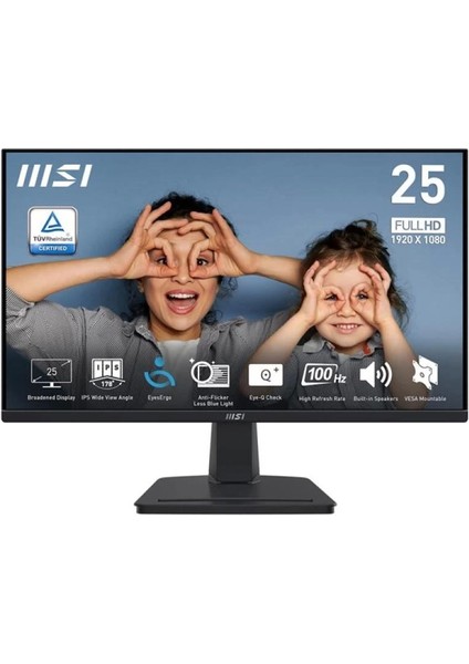 Msı 24.5 IPS MP251 1ms 100HZ HDMI Gamıng Monitör 1920X1080