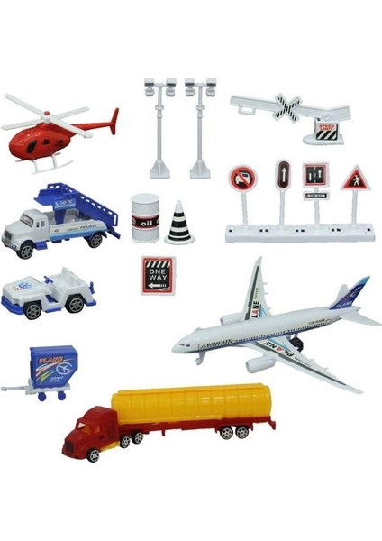 S00016652 Havaalanı Oyun Set 14PRÇ.KRTL.-SUN