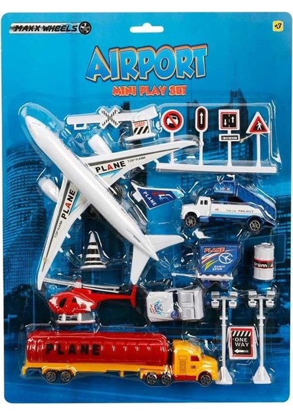 S00016652 Havaalanı Oyun Set 14PRÇ.KRTL.-SUN