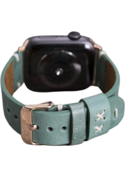 Apple Watch Uyumlu Deri Kordon 42-44-45MM Orfe CZ12