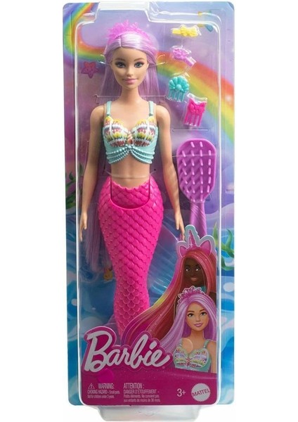 HRR00 Barbie Uzun Saçlı Muhteşem Deniz Kızı
