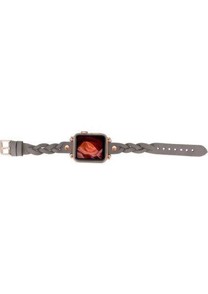 Apple Watch Uyumlu Deri Kordon Wanda 38-40-41MM Rt Rst9