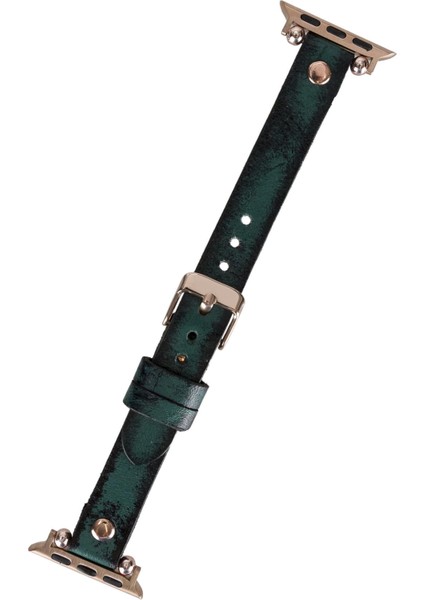 Apple Watch Uyumlu Deri Kordon 38-40-41MM Rt V6SEF
