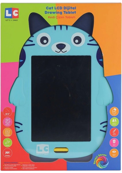 LC-31070 Kedi Çizim Tableti 8.5 Inç