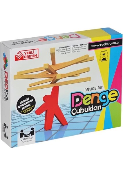 Redka Denge Çubukları Akıl Zeka Denge Aile Oyunu