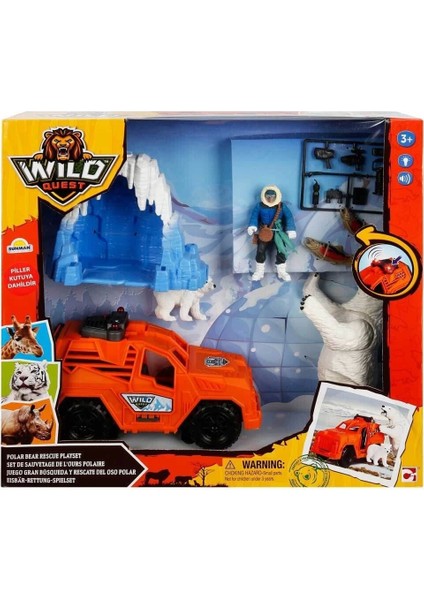 49203 Sun-Cpm-Oyun Set Wıld Quest Polar Bear Rescue 1ARAÇ 1fgr 2hyvn