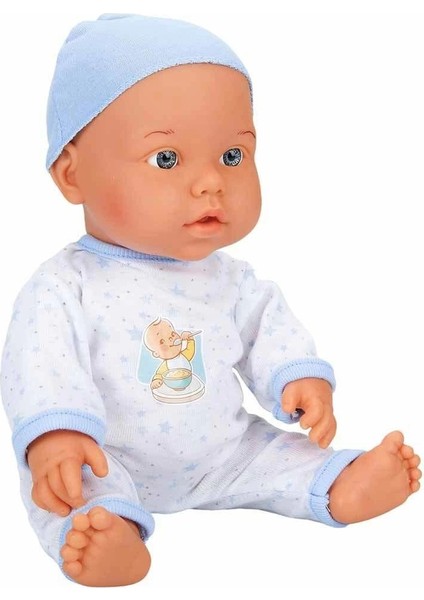 030021 Sunman, Bebelou Yemek Zamanı Sesli Bebek Seti 35 cm / +3 Yaş