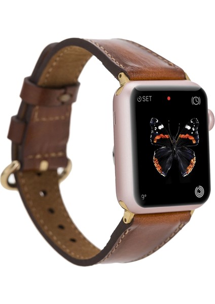 Apple Watch Uyumlu Deri Kordon 38-40-41MM Rom RST2EF