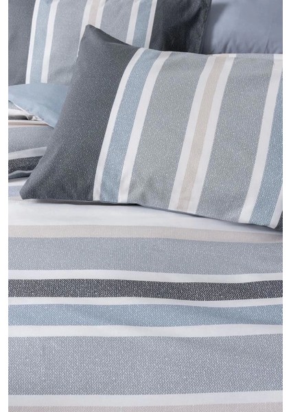 Cotton Box Line Nevresim Takımı Çift Kişilik Agahta Gri
