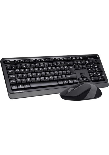 A4 Tech FG1010 Kablosuz F Trk Optic Mouse Siyah/gri Multimedya Klavye - Mouse Set