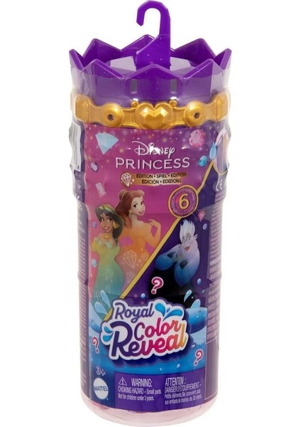 HXH16 Disney Prenses Royal Color Reveal Renk Değiştiren Prenses Bebekler