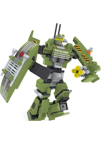 Ausini Outer Space 276 Parça Yeşil Robot