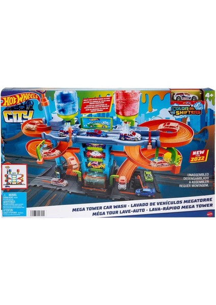 HDP05 Hot Wheels Mega Araba Yıkama Kulesi